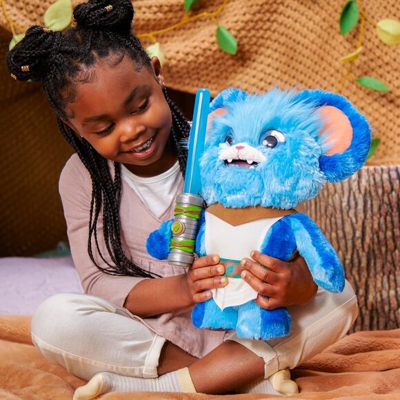 Star Wars Young Jedi Adventures Jabberin’ Jedi Nubs Plush w/ Lightsaber & Sounds - Picture 9 of 16